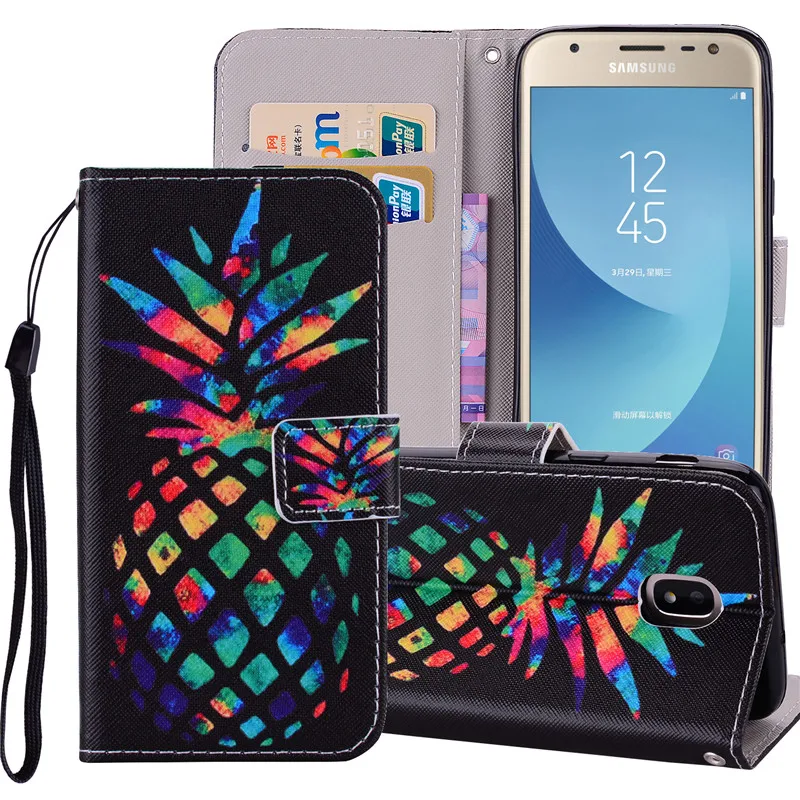 Чехол для Samsung Galaxy J5 2017 кожаный флип кошелек чехол J3 2017/J5 с подставкой