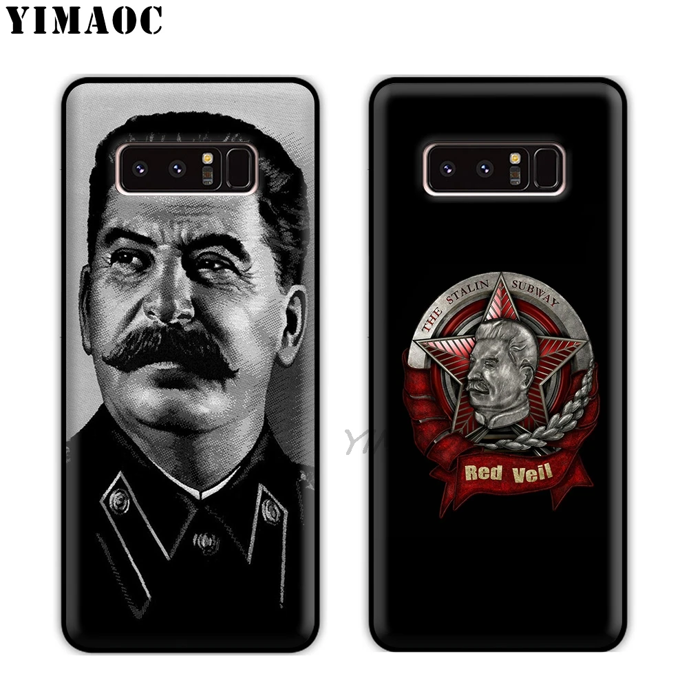 YIMAOC Russian Commander Stalin Soft TPU Silicone Case for Samsung Galaxy S10 S10e S9 S8 Plus S7 S6 Edge &amp J6 |