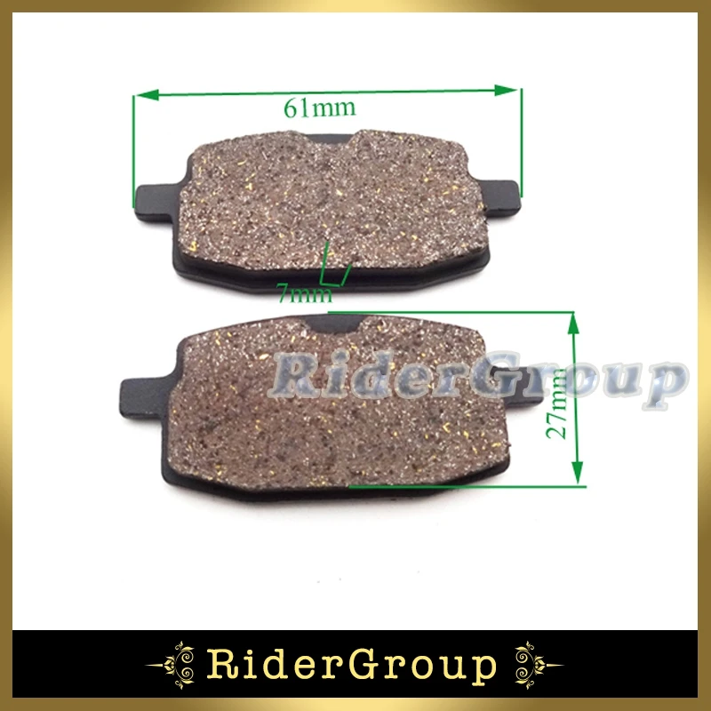 Стальные дисковые суппорт тормозные колодки обувь для 50cc 70cc 90cc 110cc 125cc 150cc китайский питбайк Мотоцикл ATV Quad мопед скутер