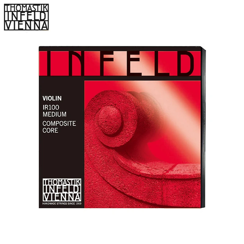 Thomastik Infeld IR100 красный скрипки струны полный набор 4/4 Размеры синтетический ядро