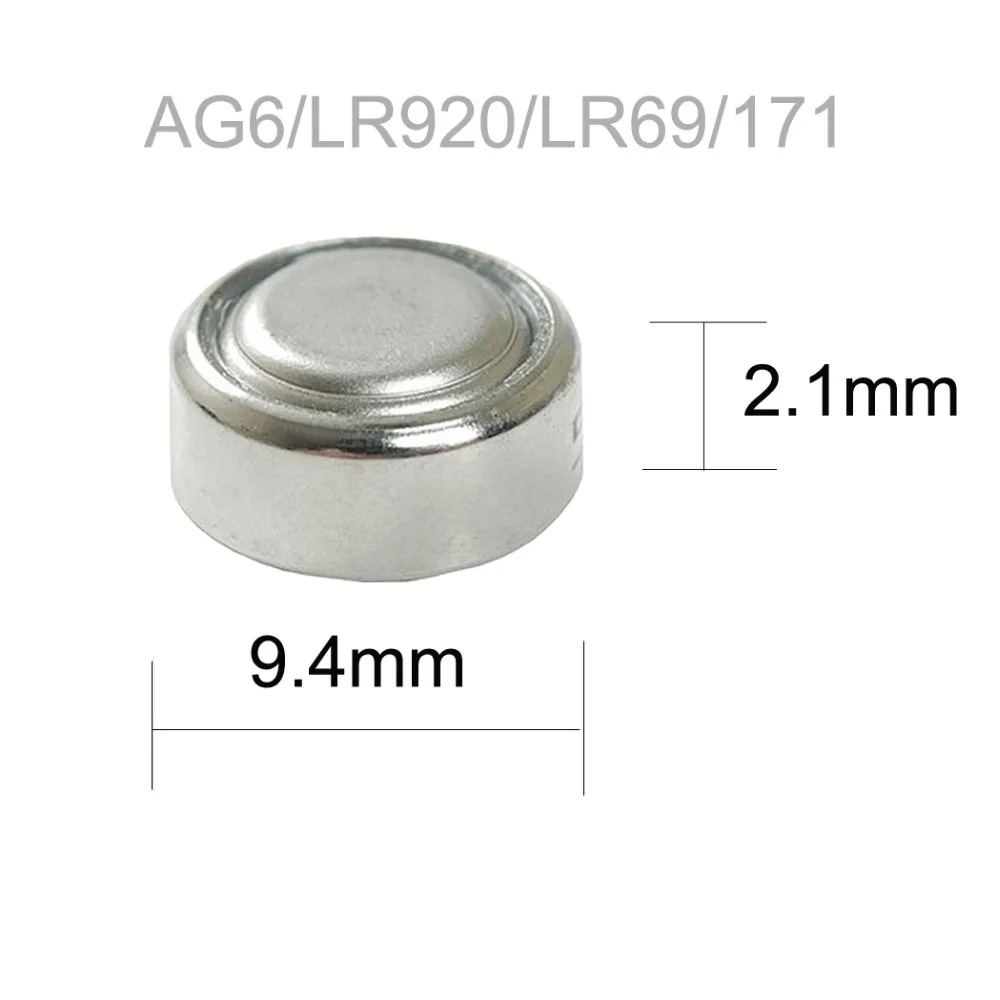 40 шт./4 карт PKCELL 1 5 V AG6 371A 371 SR69 LR920 SR920SW SR921 часы Батарея|watch battery|sr920sw watch batterywatch batteries