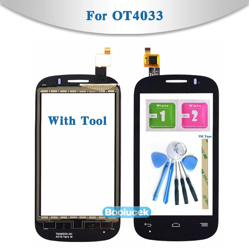 Сенсорный экран 4 0 "для Alcatel One Touch POP C3 Dual OT4033 4033 4033A 4033E 4033X дигитайзер датчик