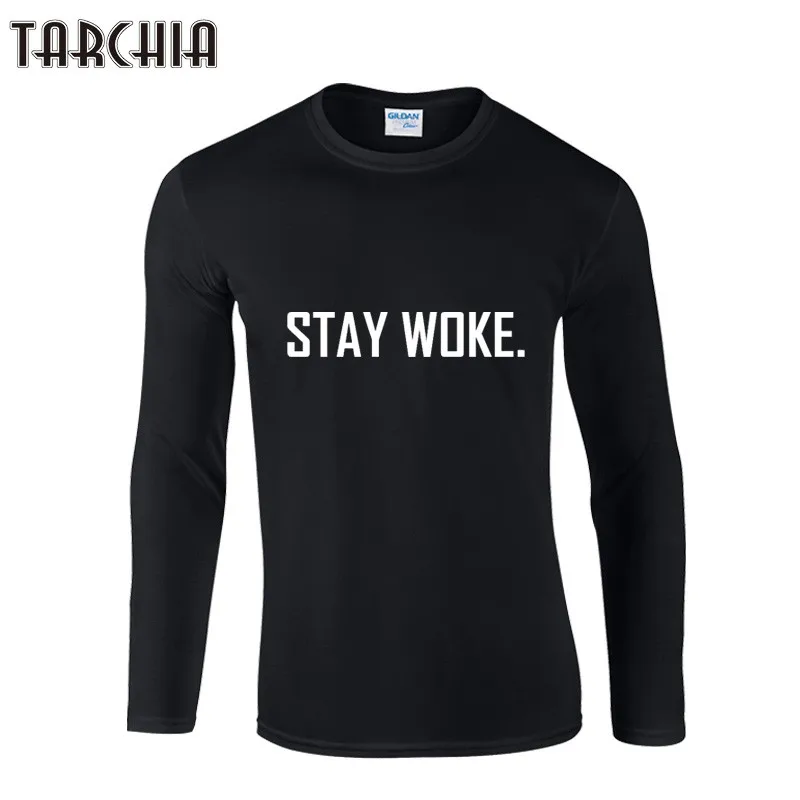 Футболка TARCHIA мужская с длинным рукавом Пробуждение хлопок брендовая