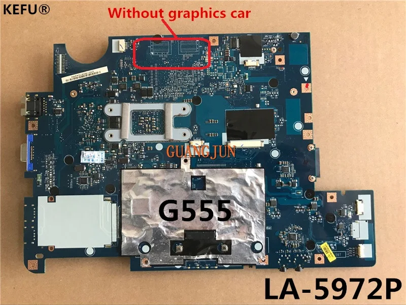 KEFU LA 5972P для ноутбука LenoVo G555 материнская плата с быстрой доставкой|nawa2 la-5972p|motherboard