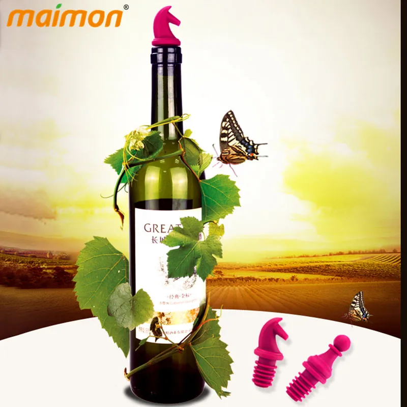 6 шт./компл. новинка шахматы бутылки для вина Стопперы силиконовые кухонные