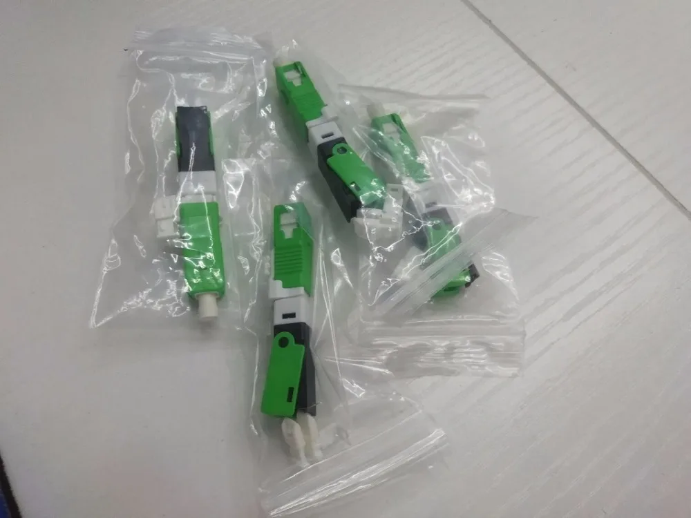 ZHWCOMM высокого качества 100 шт. FTTH ESC250D разъем SC APC singlemodel встроенные оптические fibe быстрый разъем