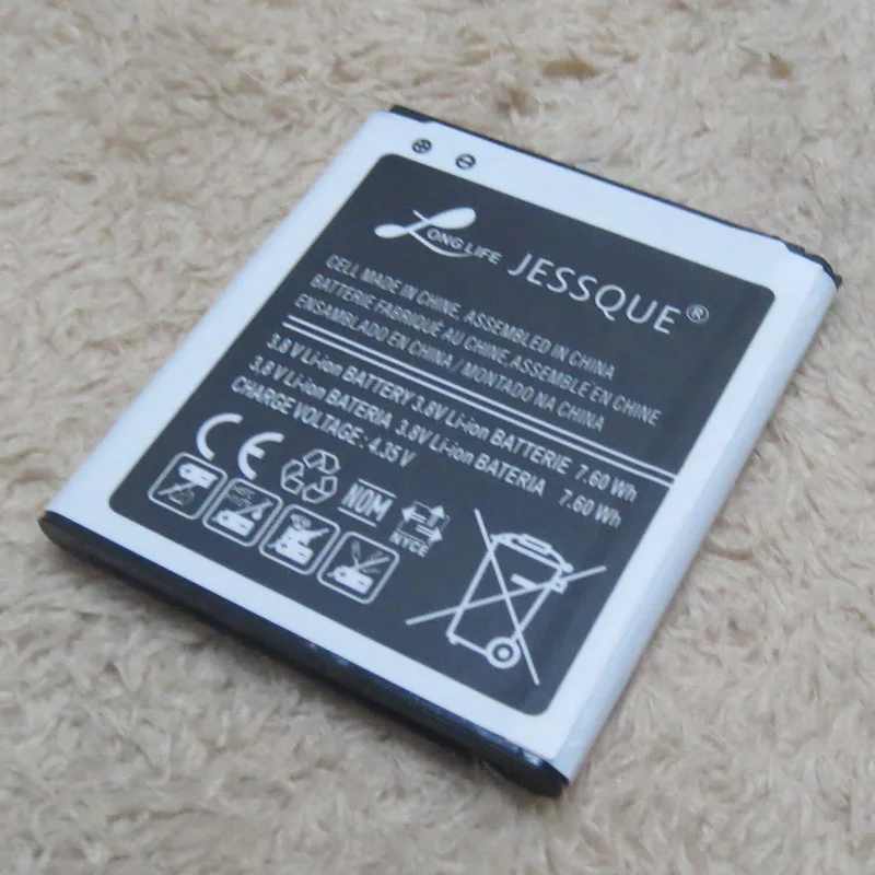 Jessque 2000мАч EB BG355BBE Батарея для Galaxy Core II 2 G355H SM G355 G3558 G3589W G3586V мобильный телефон