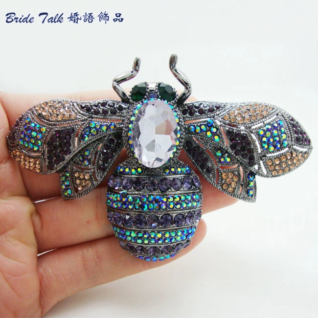 Модная брошь в виде пчелы и насекомых женское Ювелирное Украшение 6608|brooch fashion|fashion