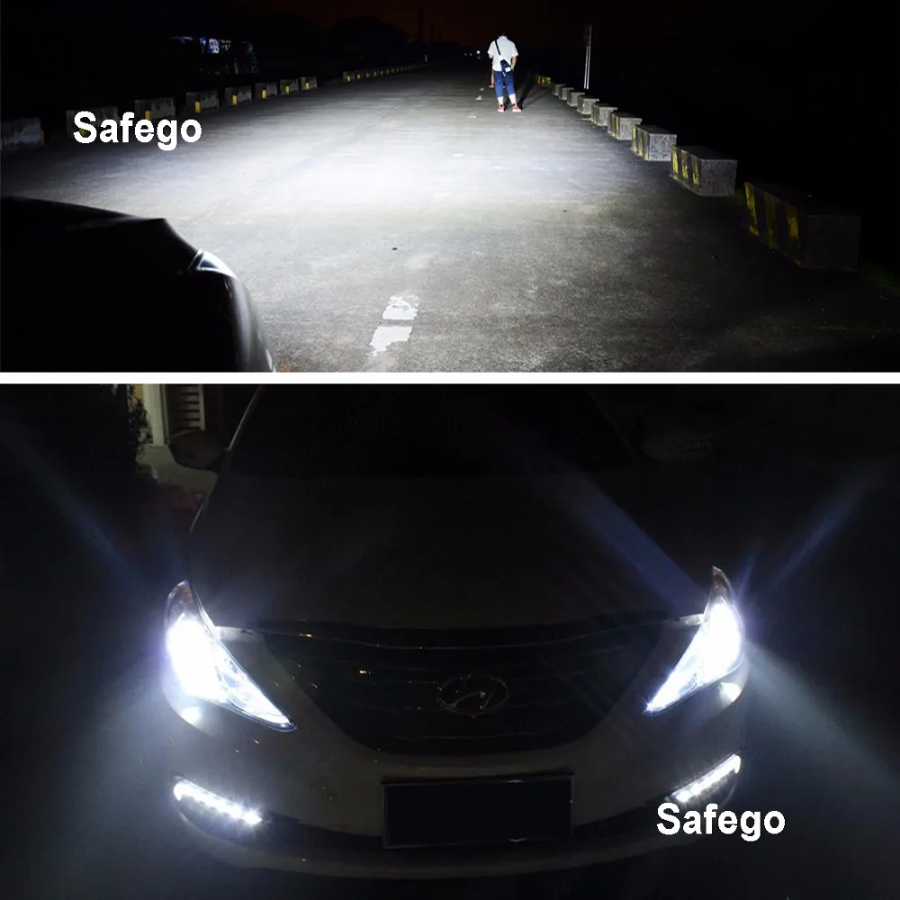Ксеноновые лампы Safego 35 Вт с одним лучом автомобильные h1 h3 h4 h7 H8 H9 h11 9005 9006 HB3 HB4 4300K