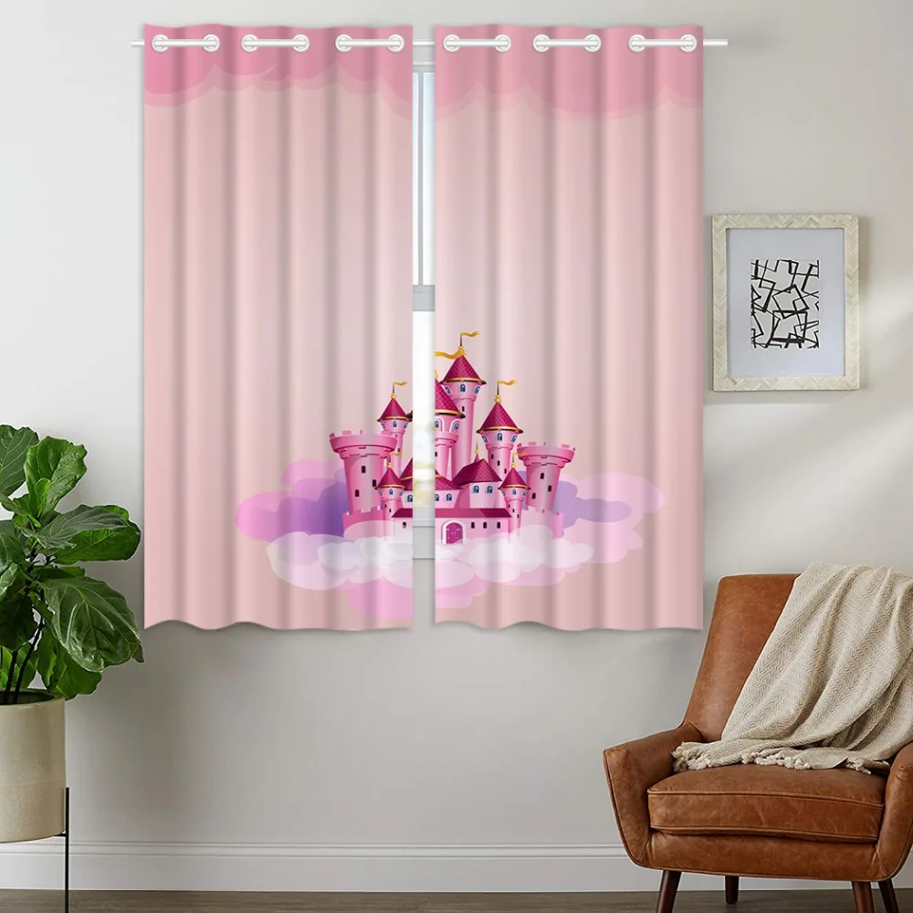 Светонепроницаемые шторы 2 панели люверсы занавески для спальни красивый