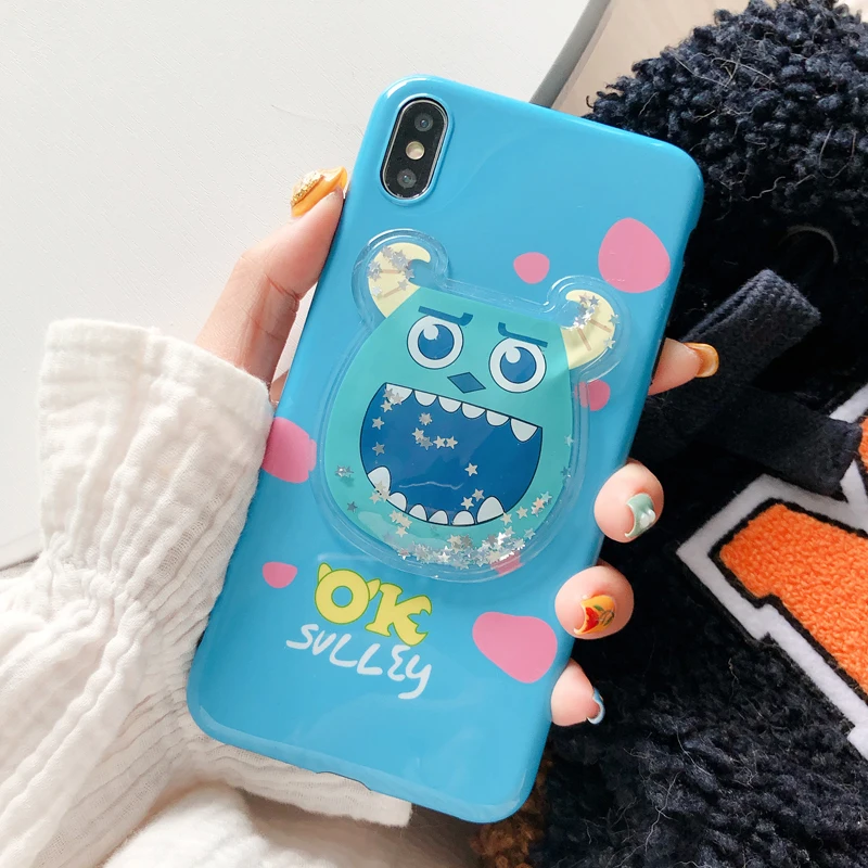 Для Huawei P30 мультяшный Салливан Mr Q жидкий мягкий чехол для P20 mate20 pro nova4 Nova3 Nova2S милый