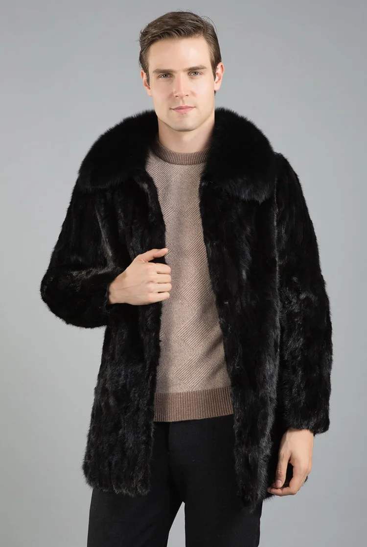 Abrigos Mujer Invierno Winter Autumn Men'S Coat Newest Faux Fur Male Fake Overcoat Plus Size Jackets Clothes K521 | Мужская одежда