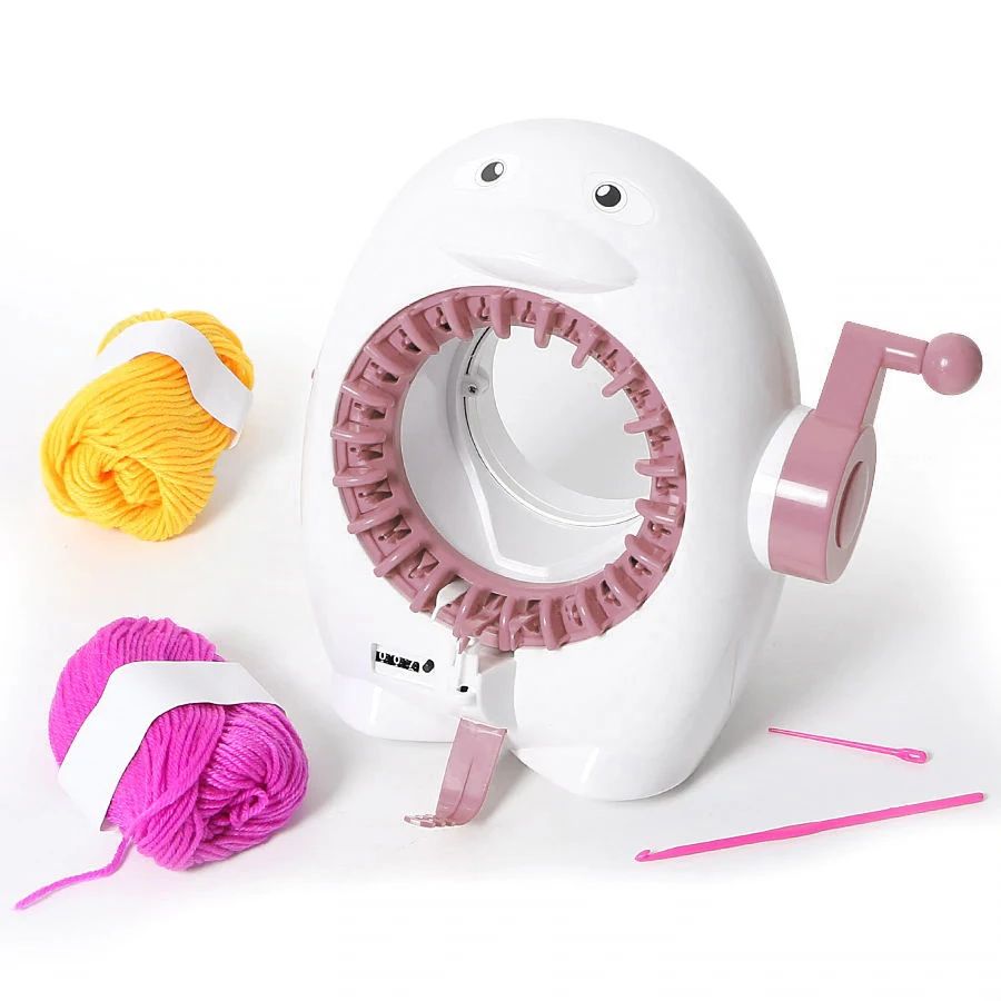 DIY вязальный станок для девочек ткацкий вязаный шарфа шляпа умная вязальная