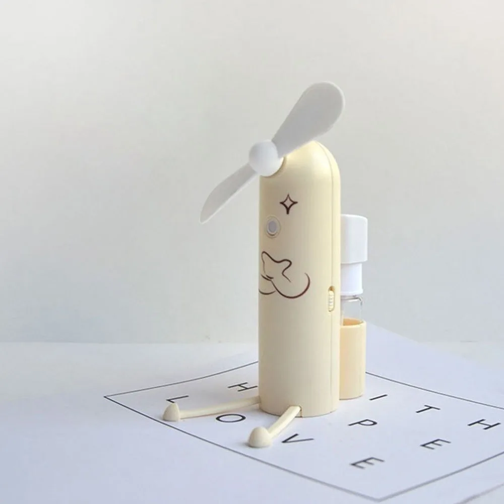 Мультяшная USB бутылка с распылителем вентилятор многофункциональный держатель