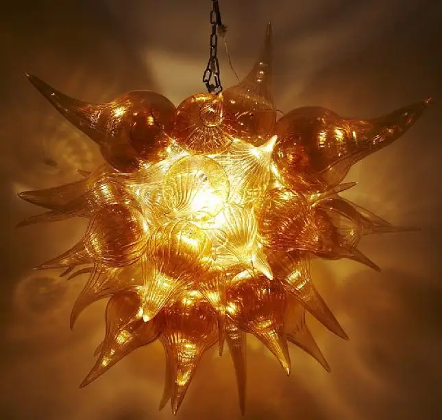 Лофт бар Арт Декор выдувного Стекло пузыри люстра светильник лампы|chandelier lamp|chihuly