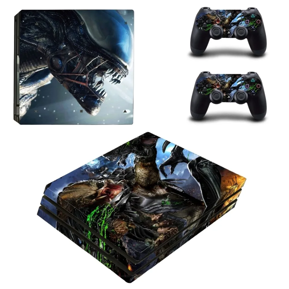 PS4 Pro переводная картинка наклейка для Sony PlayStation 4 консоли и 2 контроллер Кожа