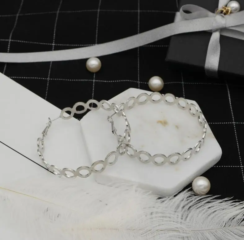 Женские серьги кольца в стиле хип хоп|Серьги-кольца| |