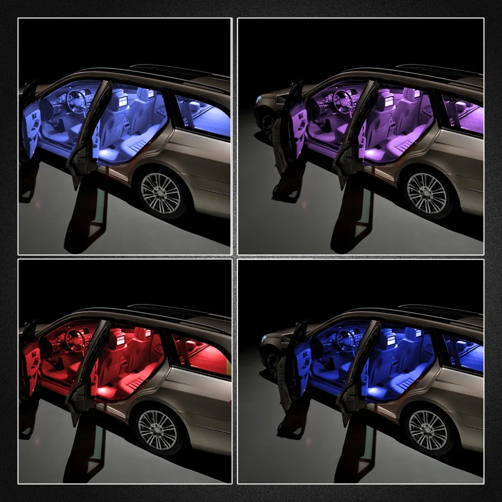 SULUCAR 2X T10 RGB светодиодный светильник с радиочастотным пультом дистанционного