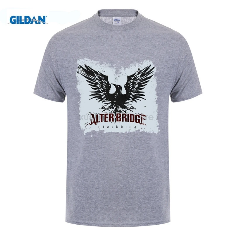 Футболка Alter Bridge Blackbird мужская с круглым вырезом альтернативная музыка рок группы