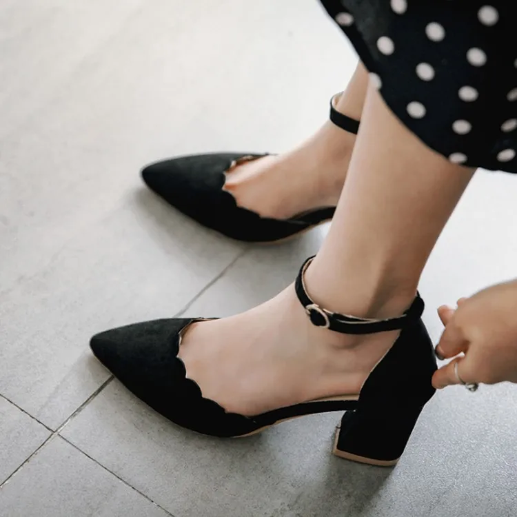 Женские туфли на высоком каблуке женские туфли-лодочки однотонные замшевые