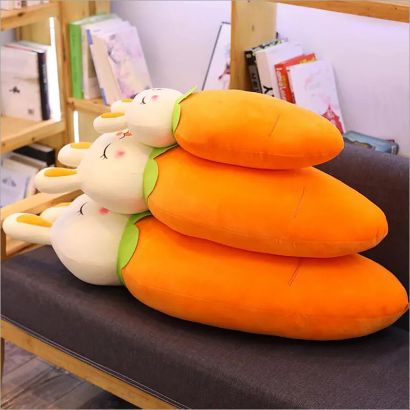 

Creative Carrot Rabbit Plush Toys PP Cotton Stuffed Doll Toy Soft Plush Pillow Children Toys Girls Birthday Gifts