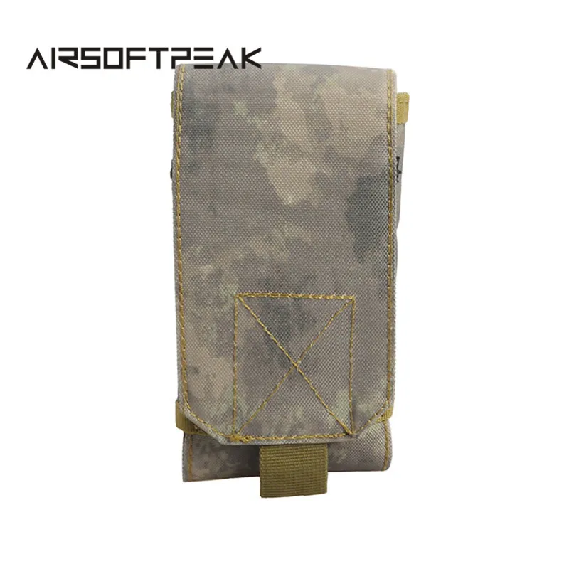 AIRSOFTPEAK Тактический поясный чехол телефона Molle 5.5 дюйма Чехол для мобильного телефона Военные сумки мобильных телефонов Сумки для аксессуаров
