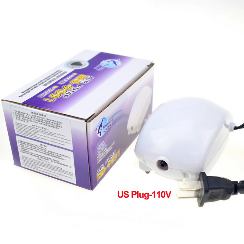 Фото 2.5W EU/US Plug 1.8L/Min Fish Tank Oxygen Increasing High Performance Noiseless Small Ultra Silent Air Pump 110V Дом и сад 2.5W EU/US Plug 1.8L/Min Fish Tank Oxygen Increasing High Performance Noiseless Small Ultra Silent Air Pump 110V Дом и сад