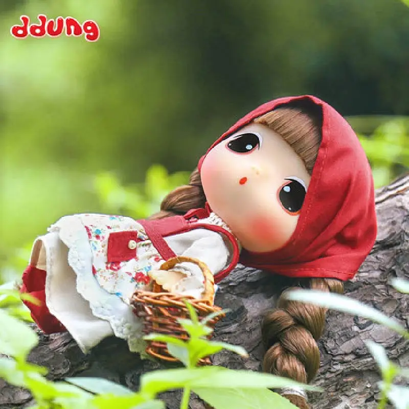 Кукла длинная маленькая красная шапочка для верховой езды в пасторальном стиле