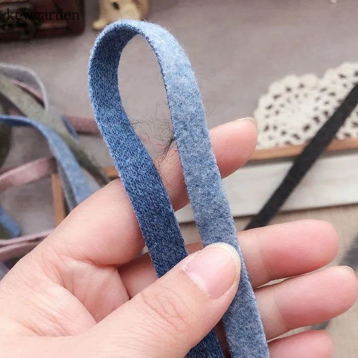 Kewgarden шерсть атласные ленты 10 мм 3/" DIY Бант хлопок лента вручную изготовленная лента аксессуары для одежды Riband 5 метров
