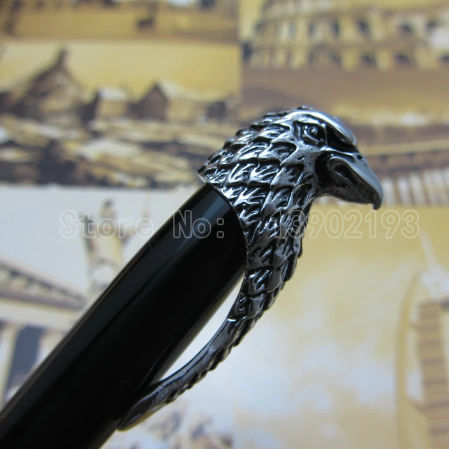 Promotion!!! Fuliwen pen Roller Ball Pen Brand good quality Black and American Bald Eagle Head Clip Red Fl1092411 | Канцтовары для