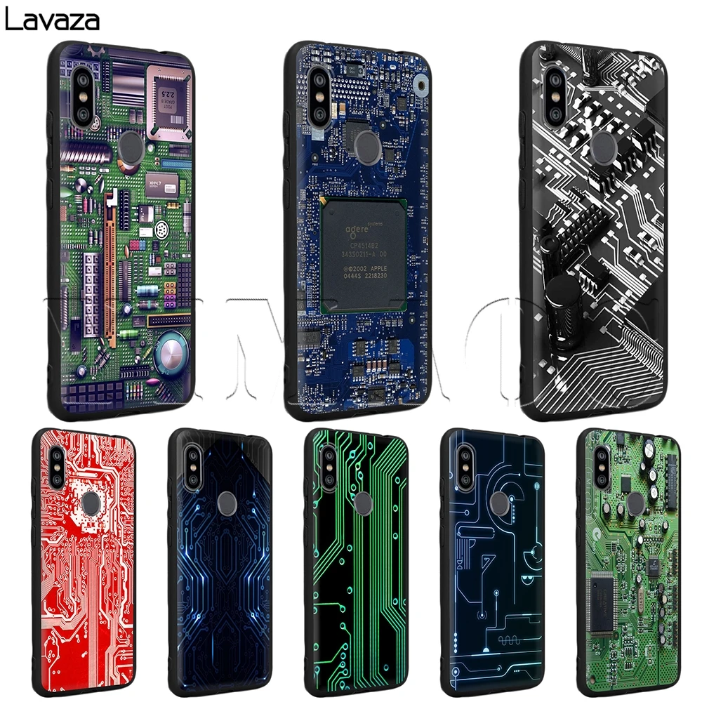 Lavaza Technology Circuit Case for Xiaomi Redmi Note 4A 4X 5 5A 6 6A 7 S2 Pro Go Prime Plus |