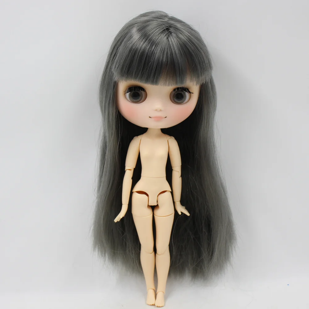 Кукла Middie ICY DBS Blyth Серия № BL9016 серая с челкой матовое лицо Neo 1/8 BJD | Игрушки и хобби