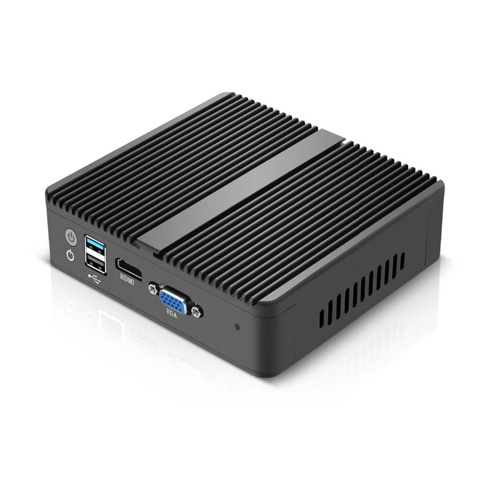 Безвентиляторный мини-ПК 4* гигабитная LAN Celeron J1900 четырехъядерный маршрутизатор для межсетевого экрана PFsense Windows 7 Wifi Hdmi промышленный ПК компьютер мини