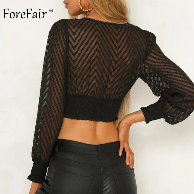 Forefair женская блузка из шифона с длинным рукавом осень v образный вырез тонкая