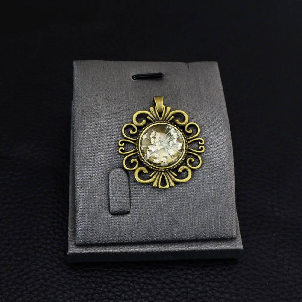 Fashion Art Handmade Lace Dried Flower Necklace Jewelry F625 | Украшения и аксессуары