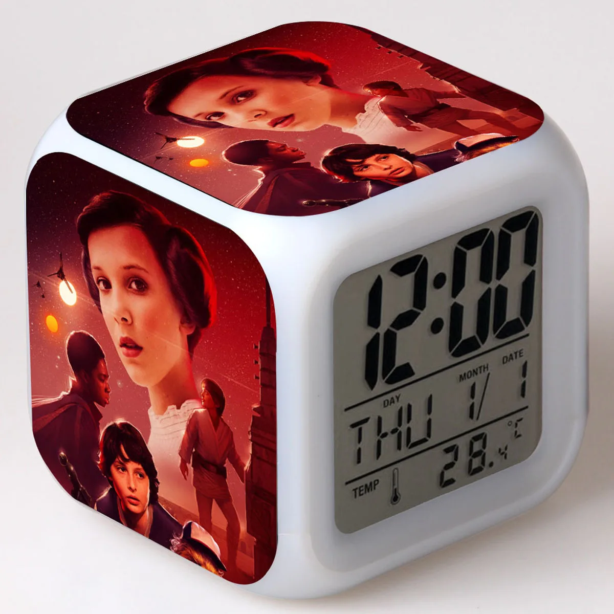 8 Необычные вещи сезон детский будильник игрушки Led reloj despertador цифровые часы электронный wake up Светильник Настольный reveil wekker - Цвет: 8