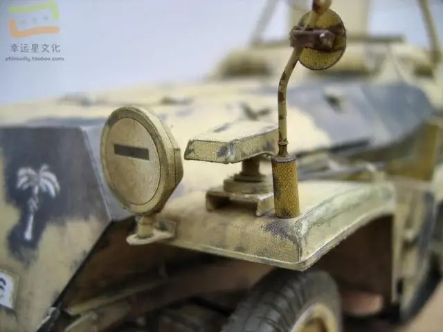 Немецкие Sdkfz250-3 типа полу-подсветка для гусеницы бронированный автомобиль Военная Модель 3d бумажная модель DIY Ручная работа