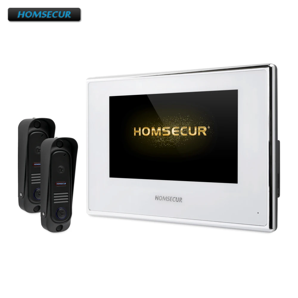 

HOMSECUR 4 Wire AHD Video Door Phone Intercom System with Outdoor Monitoring BC041HD-B+BM718HD-W