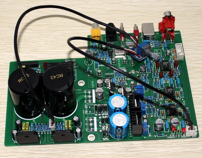 

DAC 1955 decoding + LM3886 amplifier board (optical fiber coaxial USB decoding)
