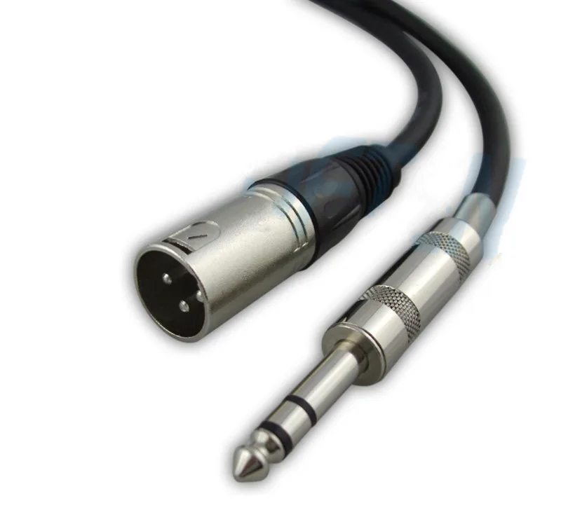 6 3/6 5/6 35 двойная дорожка к штекеру XLR линейная звуковая карта Микрофон линия 3Pin