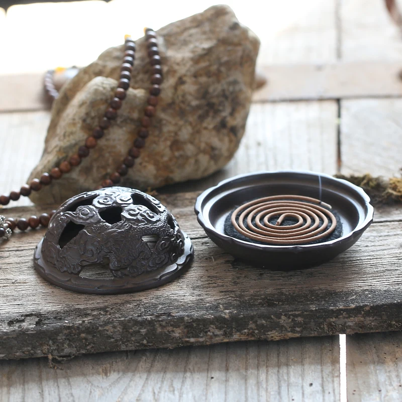 Креативная скульптура винтажный узор катушка благоприятного эффекта