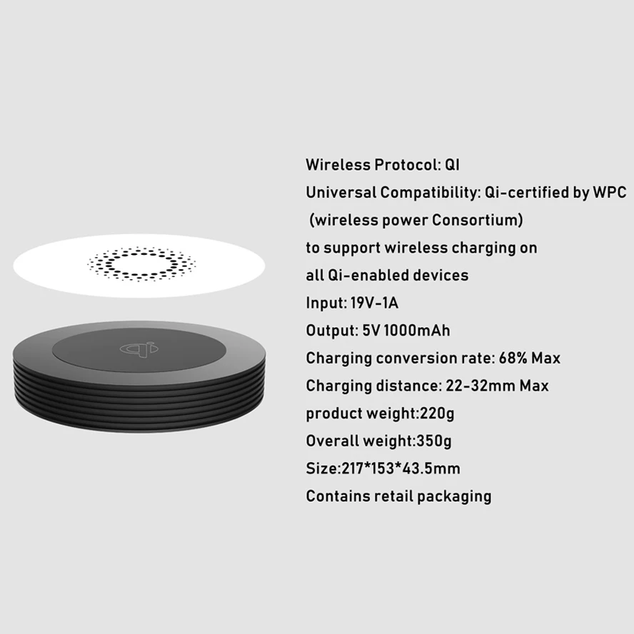 32mm Long Distance Беспроводной зарядное устройство для IPhone 8 8Plus XX XS Макс 11 Pro Samsung