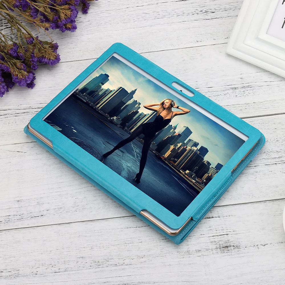 Универсальный кожаный чехол-книжка для 10 10,1 дюймов Android Tablet PC 20J Прямая поставка