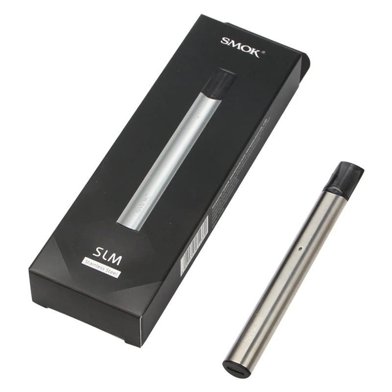 Оригинальный Smok SLM Pod Комплект с 250 мАч батарея свет Ручка стиль pod vape комплект 0 8 мл