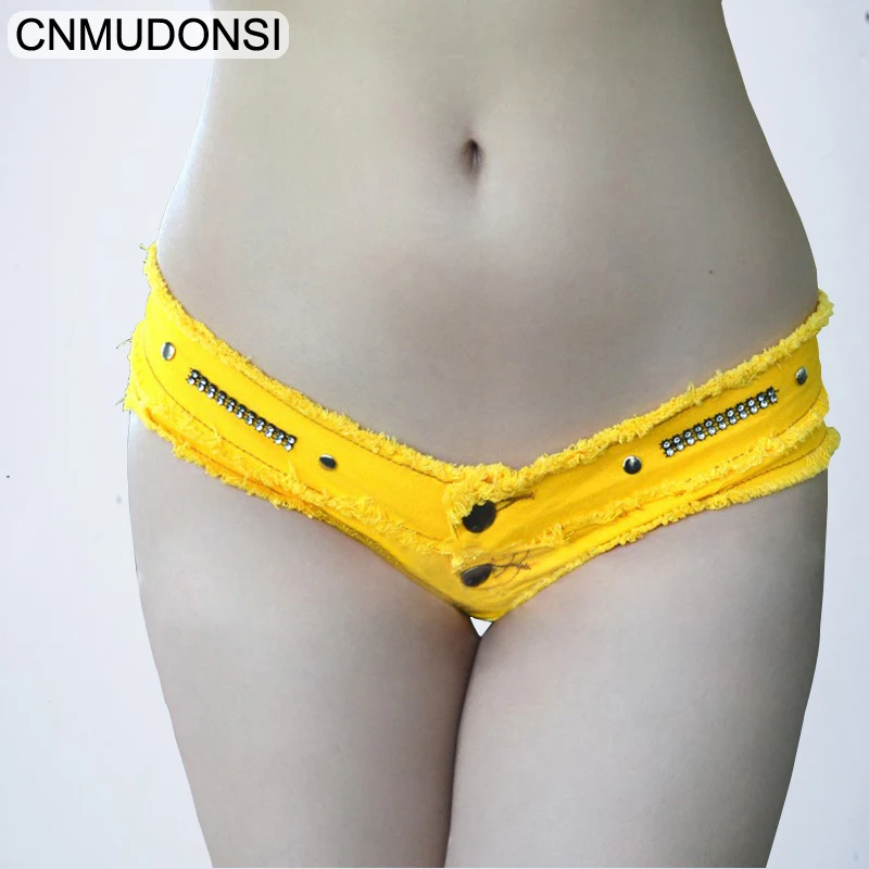 CNMUDONSI2019Summer женские джинсовые шорты мини ковбойские ультра-короткие сексуальные