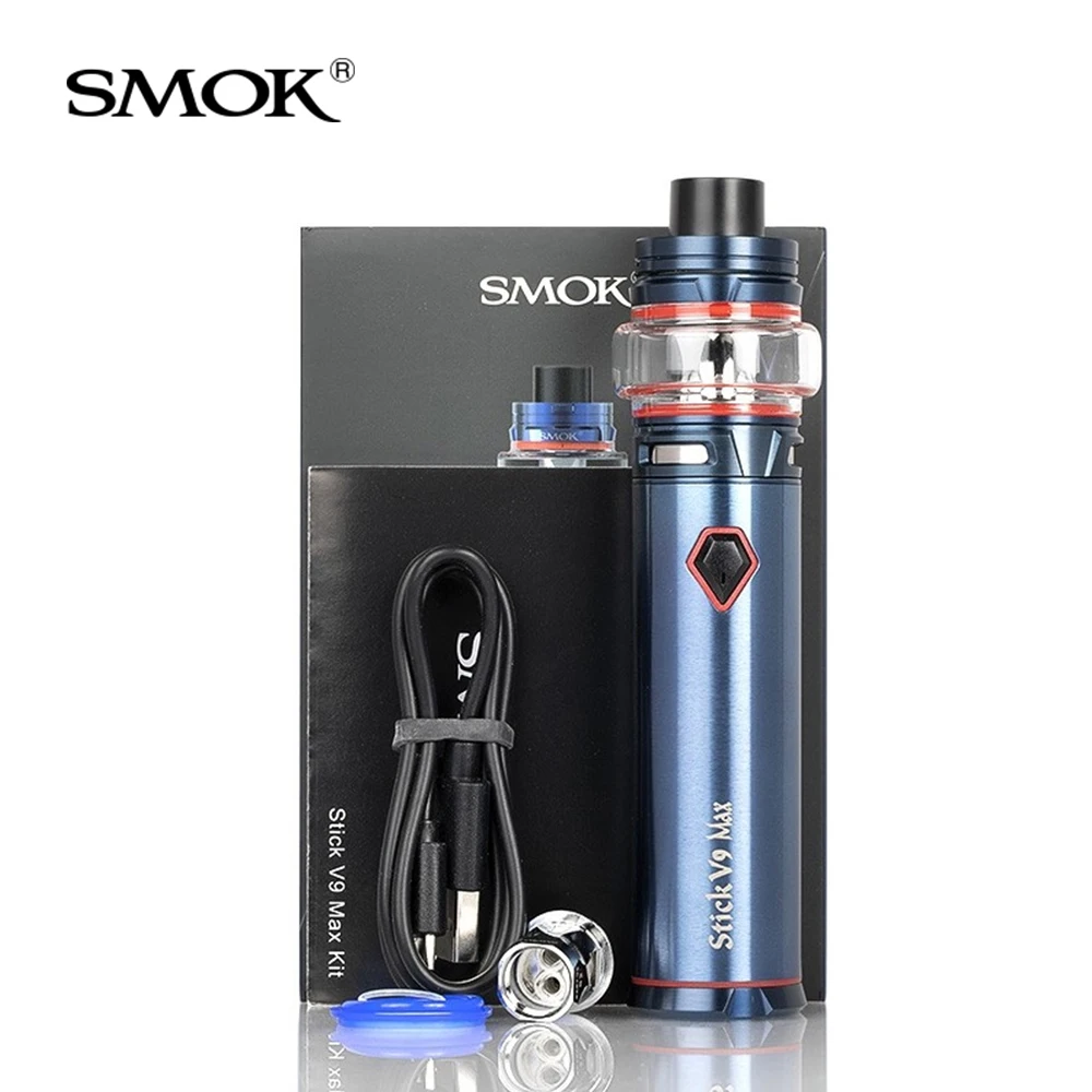 Оригинальный набор SMOK Stick V9 Max аккумулятор 4000 мАч + бак 8 5 мл катушки S1/S2