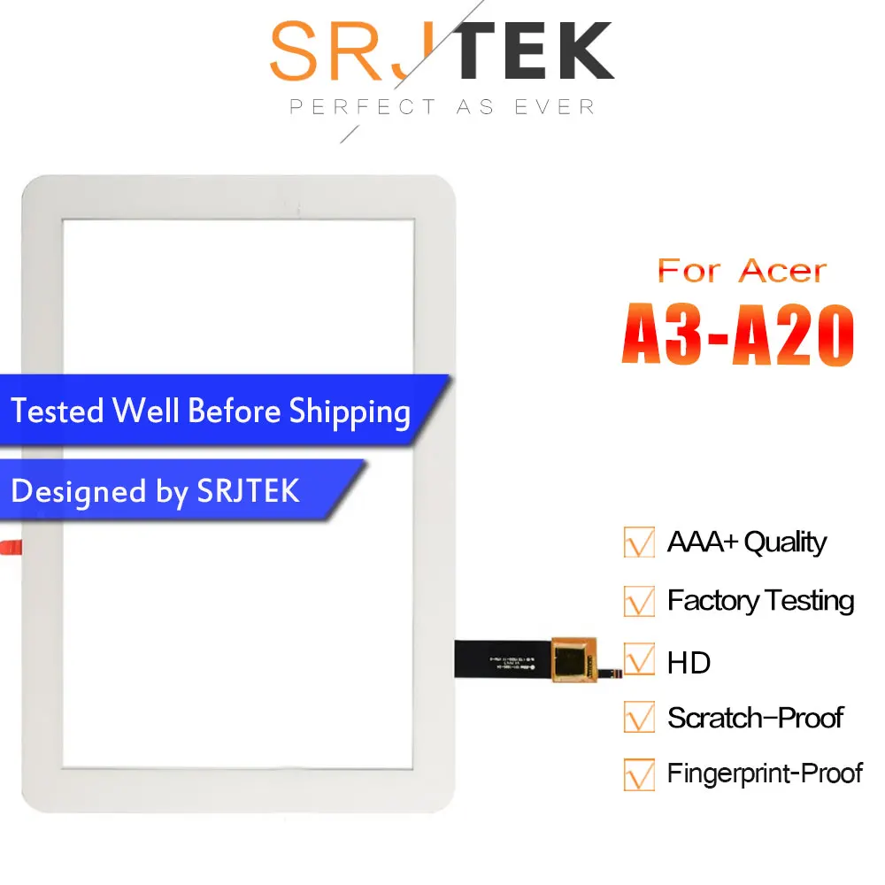 Srjtek для Acer Icona Tab сенсорный экран панель дигитайзер датчик планшетный ПК переднее
