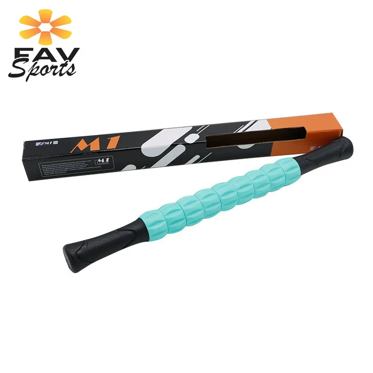 9 Spiky Point Stick Пилатес мышцы физическая Йога роликовая палка массажный валик для