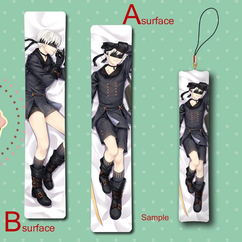 НИР: автоматы YoRHa 9S аниме мини Dakimakura брелок подушка с орнаментом телефон ремень в