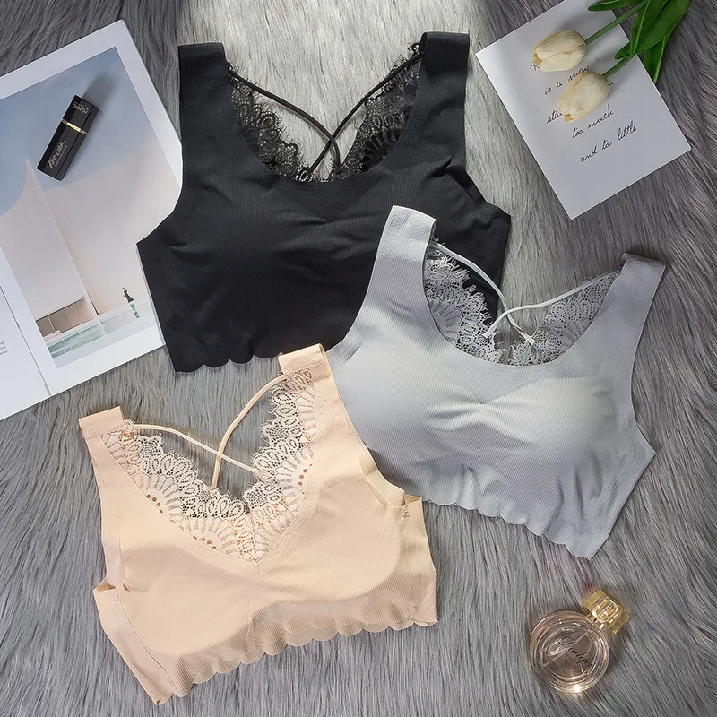 2019 новый для маленьких девочек Спортивные бюстгальтеры подростков бюстгальтер